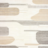 Contemporary Area Showcasing Minimalist Abstract Line(Beige)