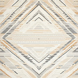 Boho Chic Beige Ivory Area Abstract Diamond Weave Texture(Beige)