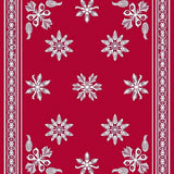 Winter Wonderland Decorative Floor Covering(Red)