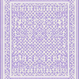 Geometric Interlocking Diamond with Elegant Symmetry(Purple)