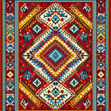 Unique Bright Geometric Arrangement(Red)