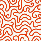 Elegant Curled Sheepskin Effect with Wave Texture and Subtle Depth(Orange)