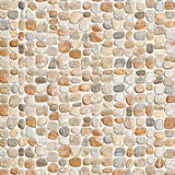 Contemporary Pebble Stone Beige Area with Shapes(Beige)