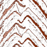 Interlocking Chevron Waves with Subtle Earth Tone Accents and Bold Contrast(Brown)