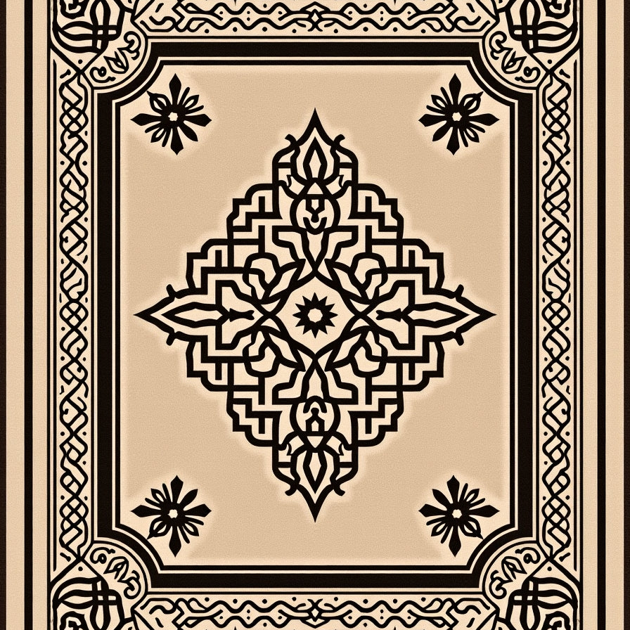 Noble Antiquity Palatial Trellis Mosaic Symphony (Beige) - ODIKA