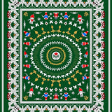 Holiday Nutcracker Gnome Medley with Frosted Starburst Classic Fairytale Style(Green)