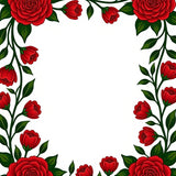Enchanted Garden Pathway Motif(Red)