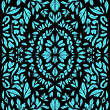 Botanical Bug Parade Featuring Interlocking Leafy Vines and Insects(Black)