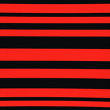 Festive Lumberjack Stripe Entrance with Bold Country Motif(Red)