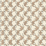 Lattice Hearts Featuring Interlocking Filigree and Minimalist Accents (Beige) - ODIKA