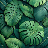 Vibrant Monstera Inspired(Green)