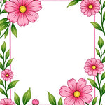 Blooming Floral Fantasy Enchanted Garden Whimsical Fairytale Charm (Pink) - ODIKA