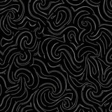 Elegant Spiral Motif Accent Featuring Interlocking Swirls and Curves(Black)