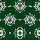 Yuletide Snowflake Wonderland Textured(Green)