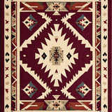 Albuquerque Heritage Collection with Southwestern Artistic Design(Red)
