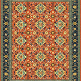 Eclectic Tapestry Layered & Rich Hues(Red)