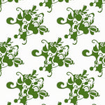 Timeless Botanical Damask Revival Distressed (Green) - ODIKA