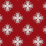 Festive Snowflake Winter Holiday Accent Celebration Frosty Charm(Red)