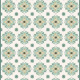 Arabesque Tile Motif with Interlocking Hexagonal(Ivory)