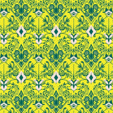 Abbey Lattice Verdant Interlocking Herringbone Vine(Yellow)