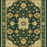 Cream Plush Area for(Dark Green)