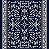 Scroll Work Traditional (Blue)