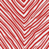 Festive Chevron Parade with Playful Zigzag Accents(Red)