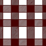Grid Buffalo Check with Traditional Lumberjack Motif(Brown)
