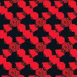 Modern Gingham Plaid with Nordic Accents(Red)