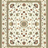 Heirloom Bloom Beige Sage Traditional Oriental Inspired Floor Covering(Beige)