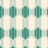 Gingham with Ornate Curved Edge Detail(Teal)