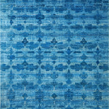Azure Bowknot Accent Edges Chic Floor Decor(Blue)
