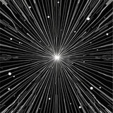 Abstract Constellation Burst Design Contemporary Artwork(Black)