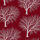 Enchanted Forest Winter Magic with Frosted Tree Branch(Red)