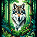 Vivid Rustic Forest Aesthetic(Green)