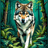 Energetic Green and Black Contrast(Gray)