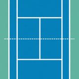 Tennis Court Design(Blue)