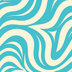 Retro Wave with Fluid Stripes and Dynamic Energy (Blue) - ODIKA