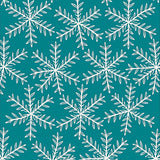 Scandinavian Frosted Pine and Snowflake(Blue)