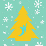 Zen Holiday Pose Mindful Greeting Arch Doormat(Turquoise)