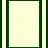 Mudroom Entryway Stripe Beige Deep Green Border(Beige)