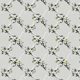 Enchanted Blossom Lattice Sophisticated Contemporary(Gray)