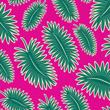 Tropical Palm Frond Collection Decorative Floor Covering(Pink)
