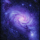 Cosmic Purple Nebula Aesthetic(Purple)