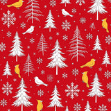 Joyful Winter Wonderland Entryway Welcome Seasonal Decoration(Red)