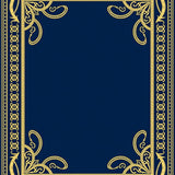Frosted Lace Tapestry Featuring Twinkling Holiday Filigree and Baroque Swirls(Blue)
