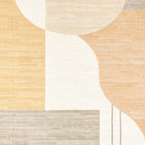 Chic Quick Dry Bath Mat Featuring a Modern Geometric Design in Beige(Beige)