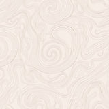 Elegant Swirl Abstract Decorative Flat Stylish Accent (Ivory)