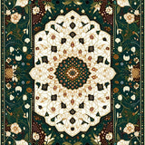 Abstract Animal Inspired Design Area for Wooden Stairs(Green)