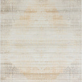 Distressed Floor with Retro Accent and Low Pile in Subtle Beige(Beige)